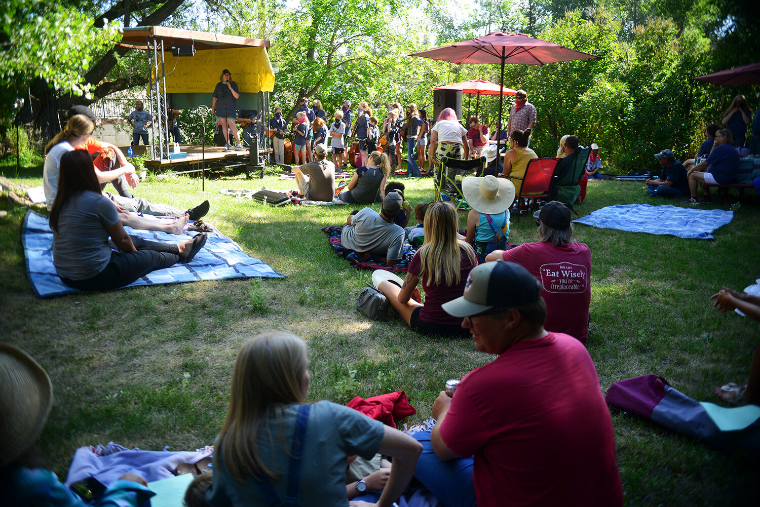 The Bighorn Bluegrass Camp showed off their week of practice and learning